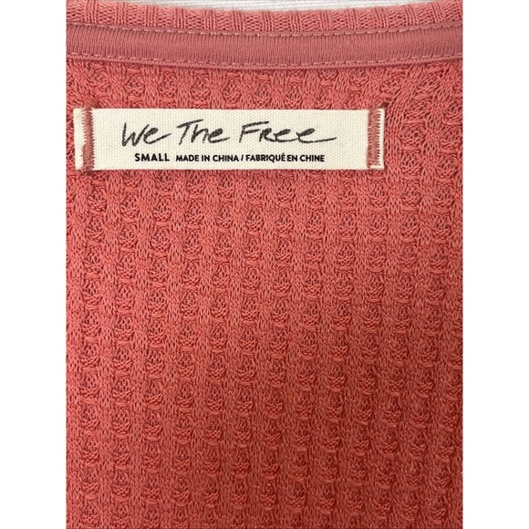 Free People Santa Clara Thermal Tee Women's Size S We The Free Oversized T-Shirt - Picture 3 of 7